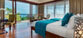Pandawa Cliff Estate -  Villa Rose - Upstairs twin bedroom
